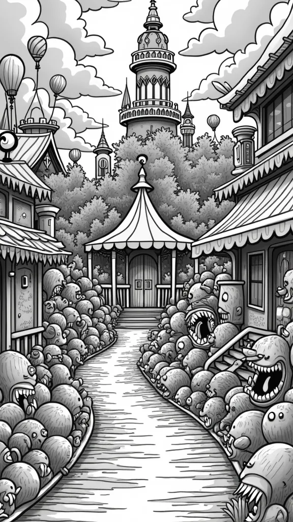 willy’s wonderland coloring pages